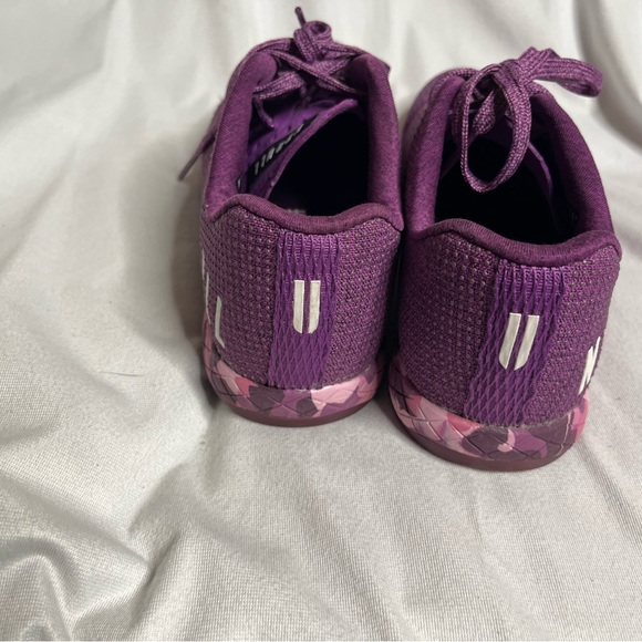 NOBULL purple and pink camo super fabric trainer shoes Sz 6.5M 8WM - Picture 5 of 10